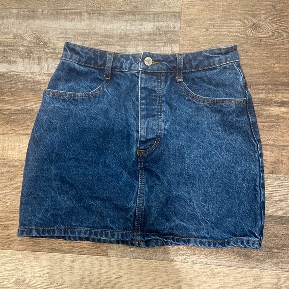 Brandy Melville Dresses & Skirts - Brandy High-Waisted Denim Skirt
